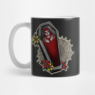 Crimson Ghost Coffin Mug